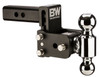 Tow and Stow Adjustable Drop Hitch | 2 Inch Shank, Black Finish | Universal