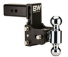 Tow and Stow Adjustable Drop Hitch | 2.5 Inch Shank, Black Finish | Universal