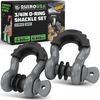D-Ring 3/4" Shackle Set With Isolator | Universal