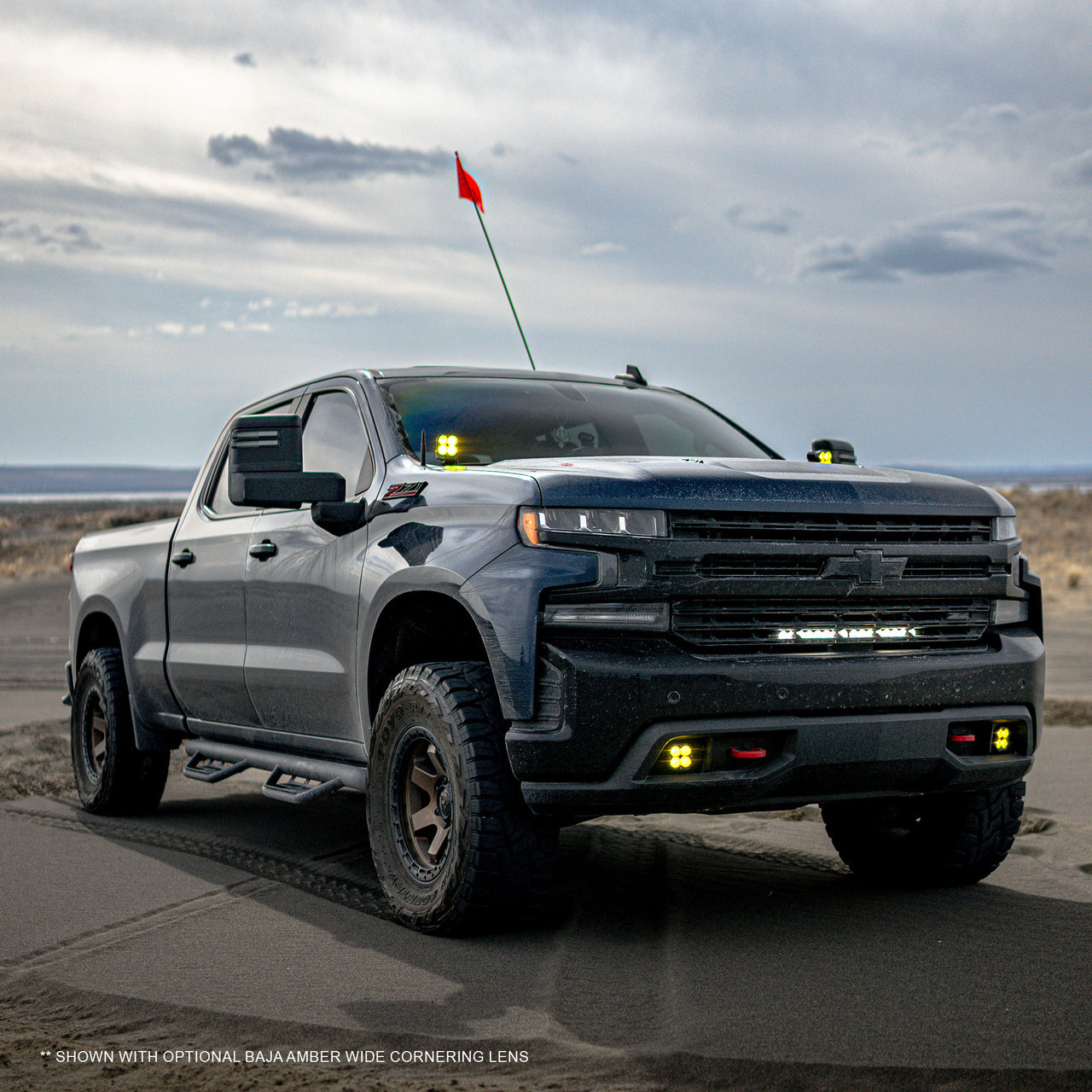 A-Pillar Squadron Pro LED Pod Light Kit | 19-26 Silverado 1500