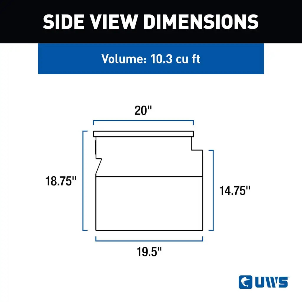 Notched Truck Bed Storage Chest | Universal
