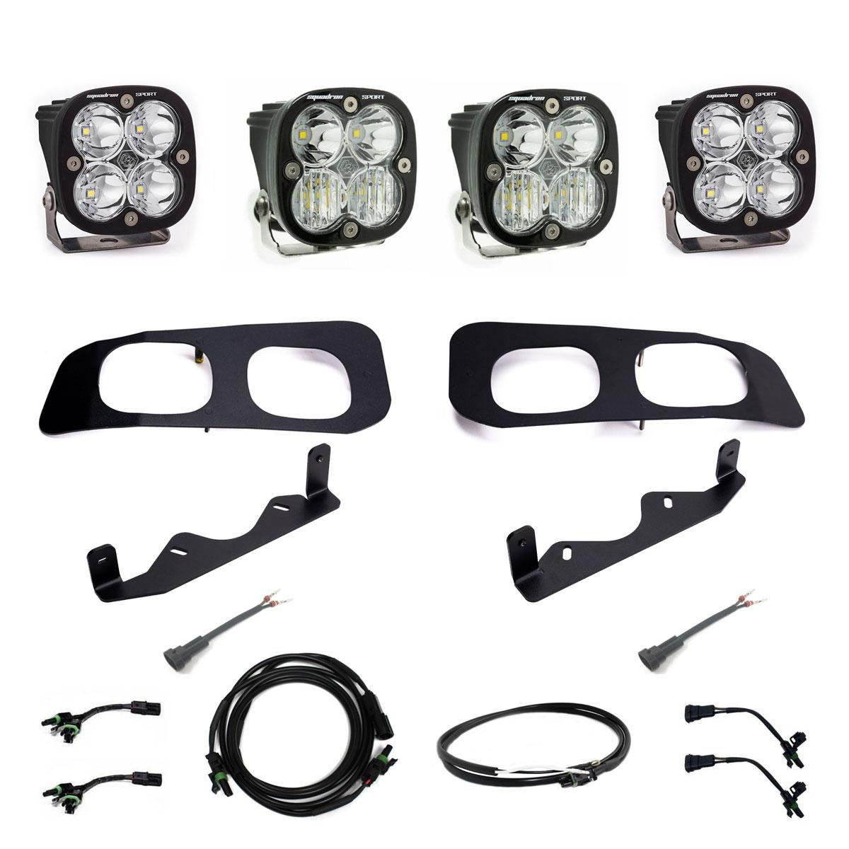 Fog Pocket Squadron Sport LED Light Kit | 23-26 Super Duty F-250/F-350