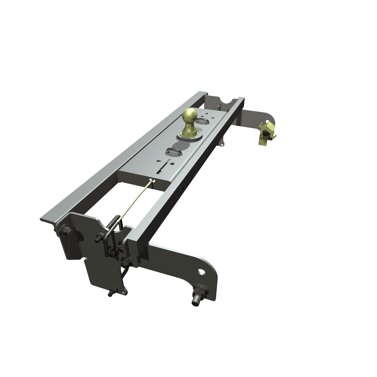 Turnover Ball Gooseneck Hitch | 01-10 Silverado/Sierra (With 1 bed cross member over the axle)