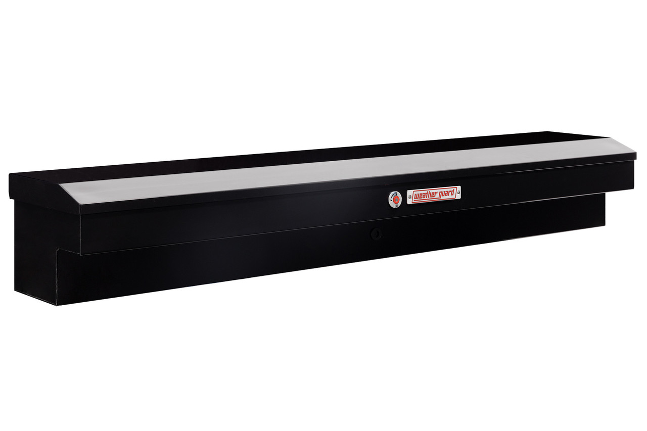 87in Lo-Side Box, Steel, Gloss Black, 7.0 cu ft