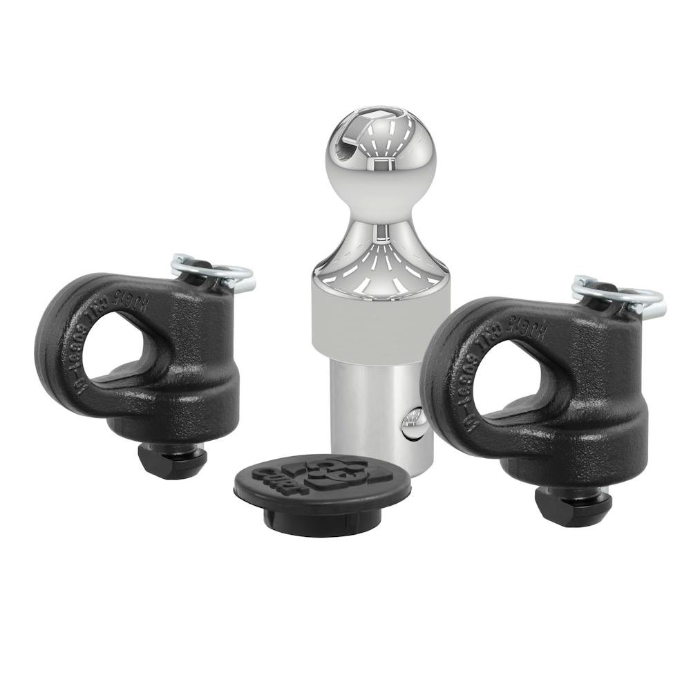 OEM Puck System Gooseneck Ball and Anchor | Silverado 2500/3500, Sierra 2500/3500, Super Duty F-250/F-350, Titan XD