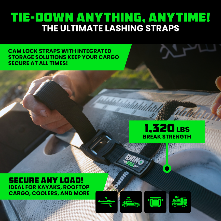 Lashing Tie-Down Strap 1"x12' | Universal