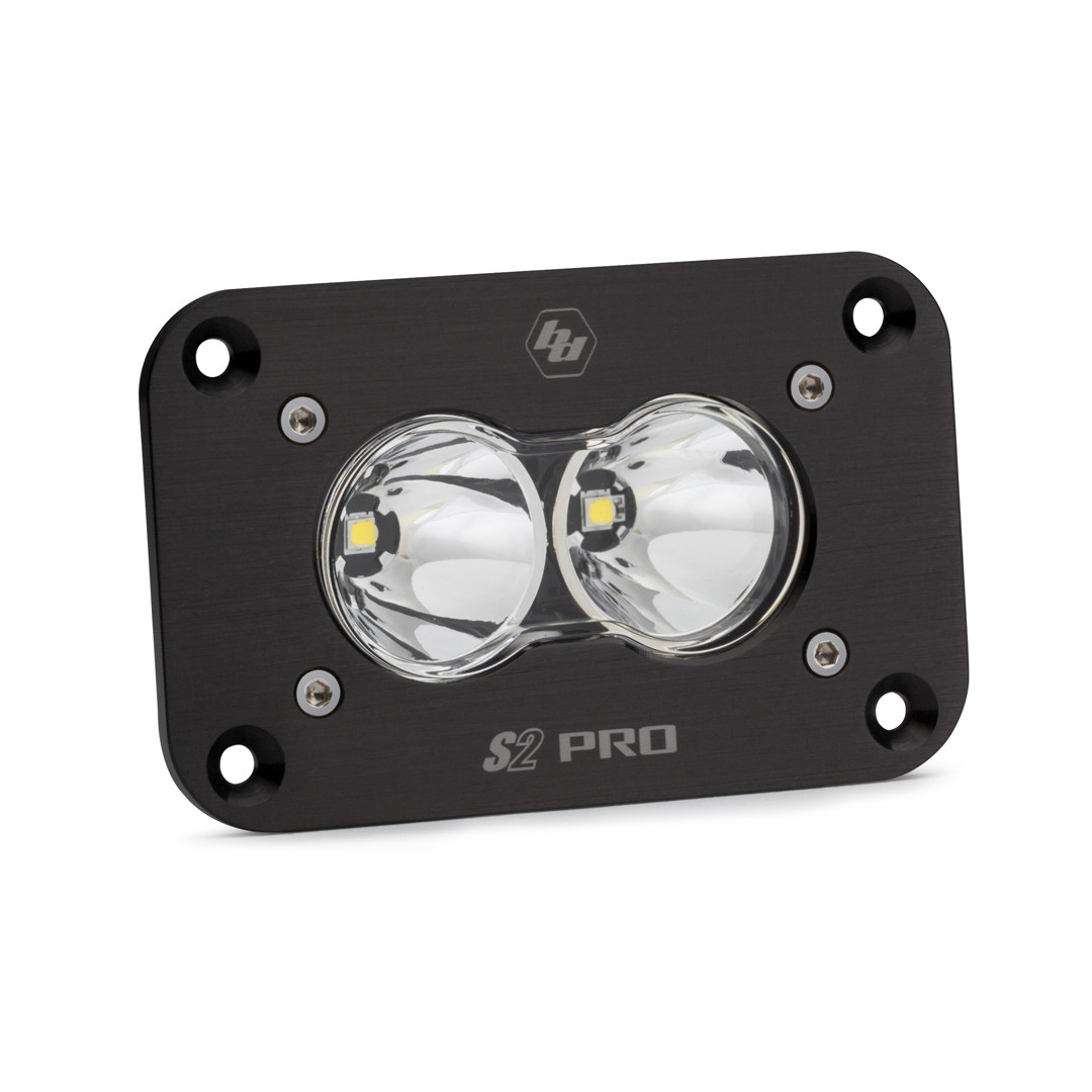 S2 Pro Flush Mounted Auxiliary LED Pod Light | Universal