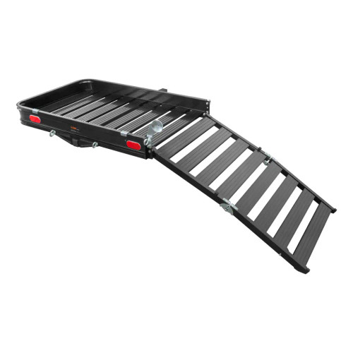Rear Aluminum Cargo Carrier With Ramp | Universal