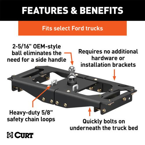 OEM Style Gooseneck Hitch | 17-26 Super Duty F-250/F-350/F-450