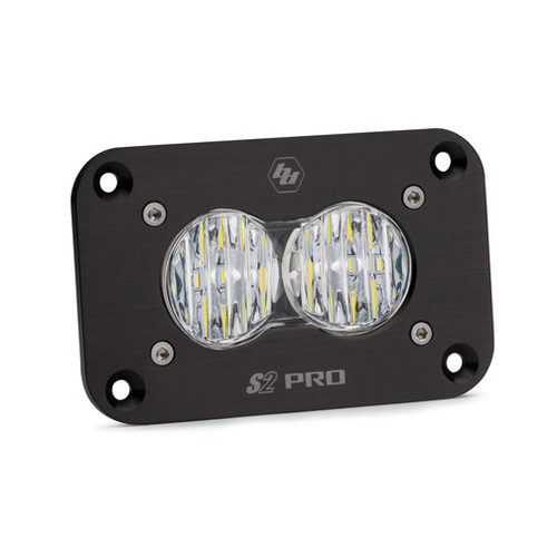 S2 Pro Flush Mounted Auxiliary LED Pod Light | Universal