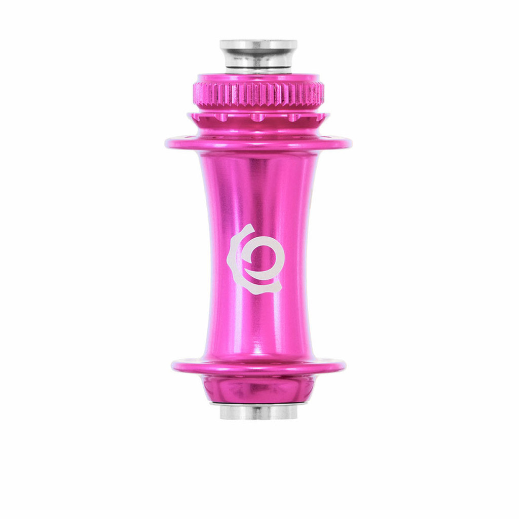 Industry Nine Front Road Center Lock Hub Pink