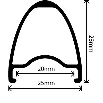 Velocity Aileron Clincher Rim - Wheelbuilder