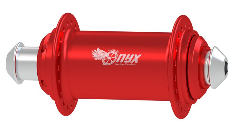 【値下げ】★未使用新品 ONYXファットバイク用フロントハブ RED Onyx High Flange BMX Front Hubs - Wheelbuilder