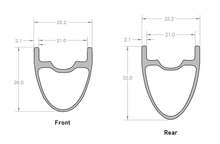 ENVE SES 2.3 rim cross sections