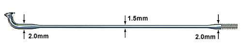 Sapim Laser Double Butted Spoke