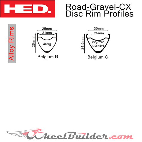 Custom Hed Road-Gravel-CX Disc Brake Wheels