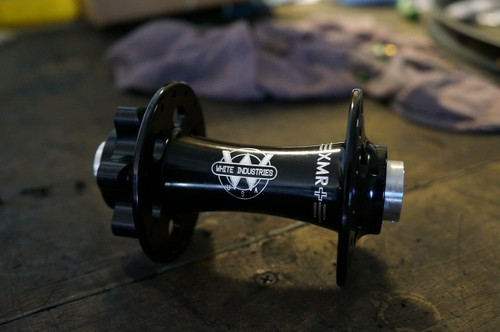 White Industries XMR+ Boost Disc Brake Front Hub - Wheelbuilder White Industries XMR+ Boost Disc Brake Front Hub - Wheelbuilder