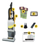 Upright Vacuum Cleaner with On-Board Tools