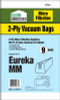 CP211 Eureka / Sanitaire Type MM Micro Paper Bags, 9/pk