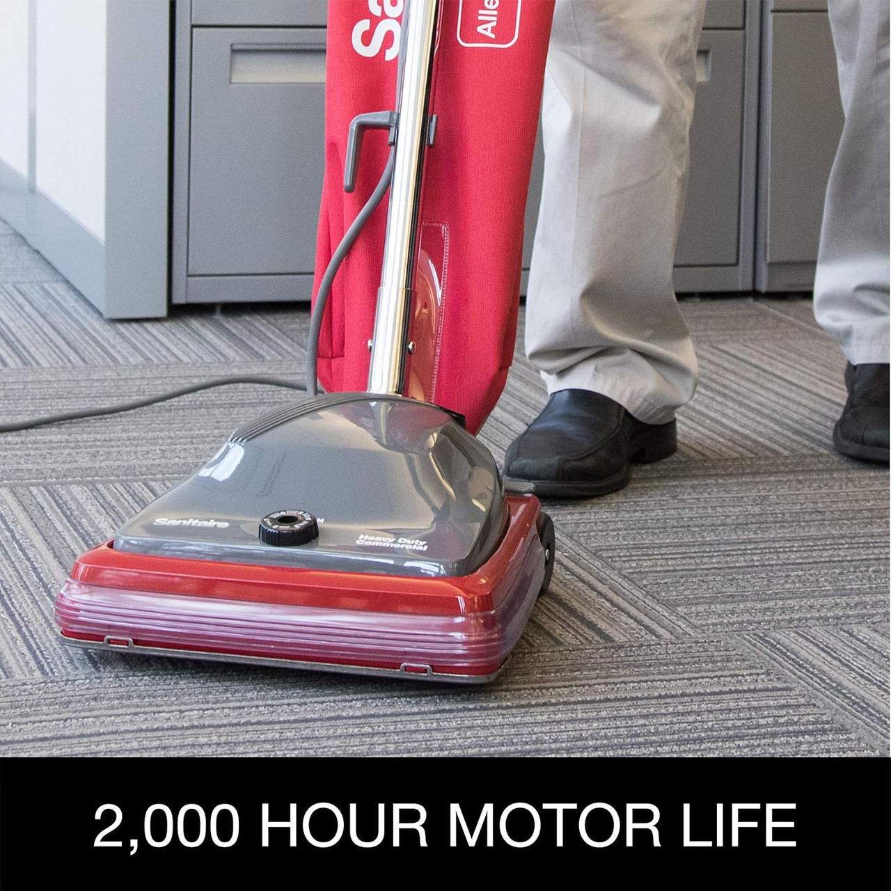 Sanitaire Tradition Commercial Bagged Upright Vacuum, SC688B ,Red Sanitaire Tradition Commercial Bagged Upright Vacuum, SC688B ,Red