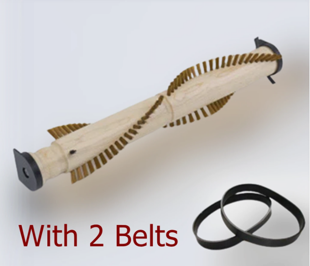 CleanMax Brush Roller for Zoom Model 200, 400, 500 Vacuums w 2 belts