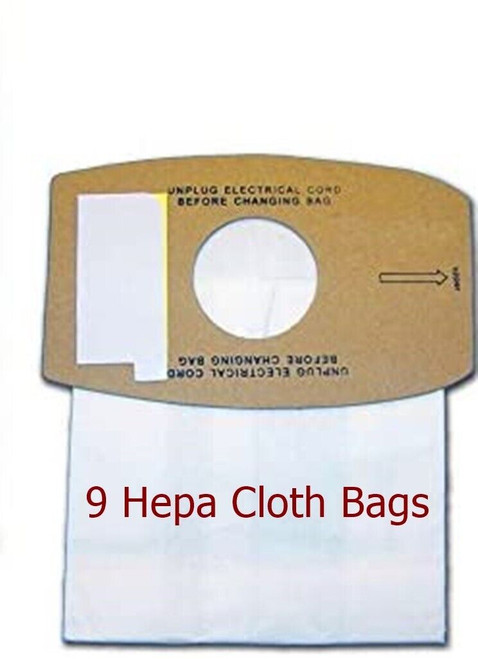 Clean Obsessed Type S Riccar/Simplicity HEPA Filter Bags, 9/pk Riccar Supralite, Simplicity S / Fastvac / Sport