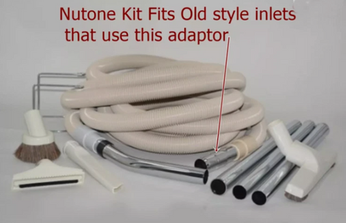 Nutone Central Vacuum Kit 30 ft complete suction hose non electric hose w tools