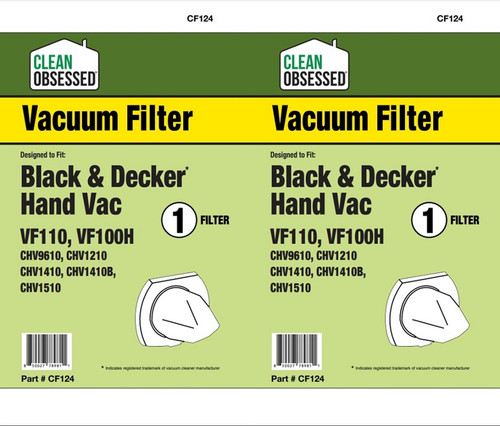 Vacuum Cleaners and Parts By Manufactuer - Black and Decker - Black and Decker  Filters - shop vacuum parts