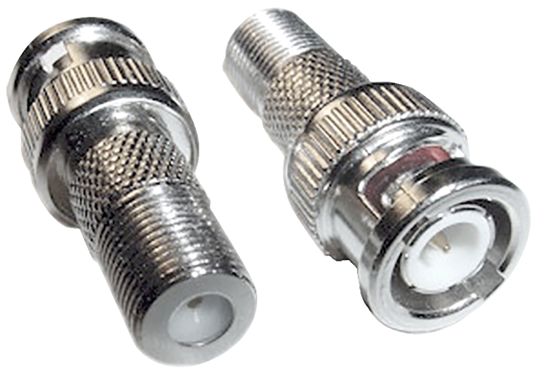 F-Type to BNC adaptor for coaxial cable