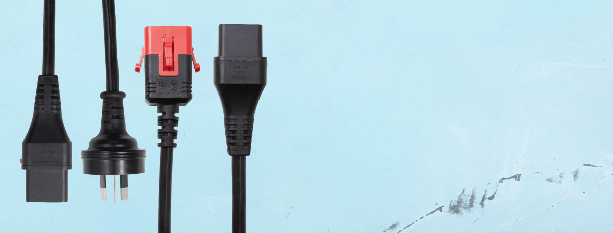 IEC locking power cords for critical data centre and rack installations