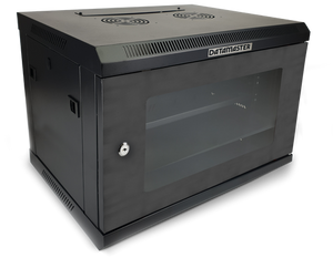 Side profile of the 9RU wall mount server cabinet.