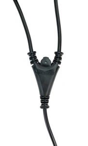 2 x IEC-C13 Y-Cord To Mains Power Cord 0.5m + 2 x 1.5m