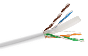 Cat6 Solid UTP LSZH Network Cable - 305m Reel-in-Box White