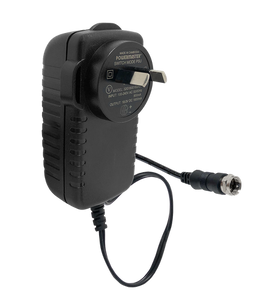 Side profile of the compact 18V 1.6A wall adaptor.