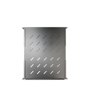 Top-down view of the adjustable vented shelf, highlighting the ventilation pattern.