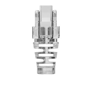 A top-down view of the transparent snagless boot.


