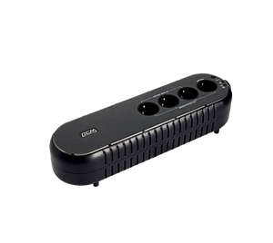 Side view of the compact and stylish WOW 500VA Standby UPS, suitable for a home office.