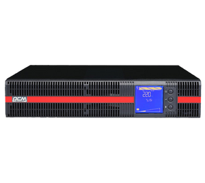 The Macan MRT 1500VA On-Line UPS with its auto-rotating LCD for rack or tower use.