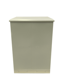 Rear of the 22RU freestanding outdoor cabinet.