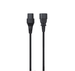 Top view of the lead ends showing the locking C13 mechanism and C14 interface