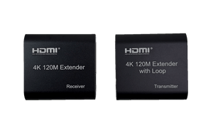 Front view of the transmitter and receiver units side by side.