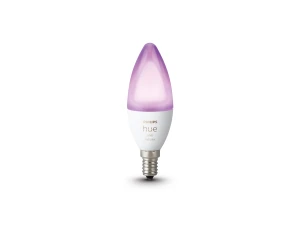 Philips Hue Colour candle bulb E14, glowing soft purple