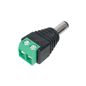 Male DC Plug 2.1mm Screw Terminals