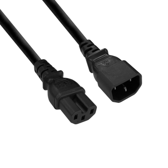 IEC-C14 To C15 Power Cord 3m Black