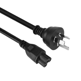 IEC-C5 To Mains Power Cord 2m Black