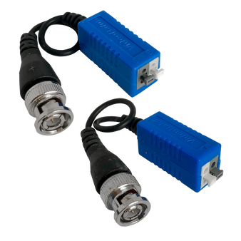 Balun Video Converter Push-Pin With BNC Fly Lead