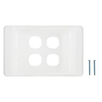 4-Port Australian Flush Plate