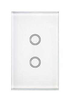 Glass look touch light switch