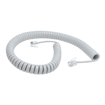 Handset Cord 8m Ash Telemaster Blister