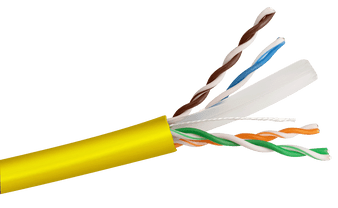 Cat6 Solid UTP Cable 305m Reel In Box Yellow